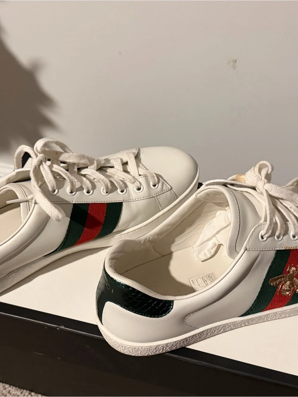 Gucci Ace embroidered bee sneakers